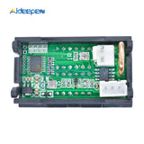 0.28 Inch Digital Voltmeter Ammeter 4 Bit 5 Wires DC 100V 200V 10A Voltage Current Meter Power Supply Red Blue LED Dual Display