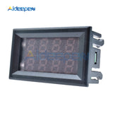 0.28 Inch Digital Voltmeter Ammeter 4 Bit 5 Wires DC 100V 200V 10A Voltage Current Meter Power Supply Red Blue LED Dual Display