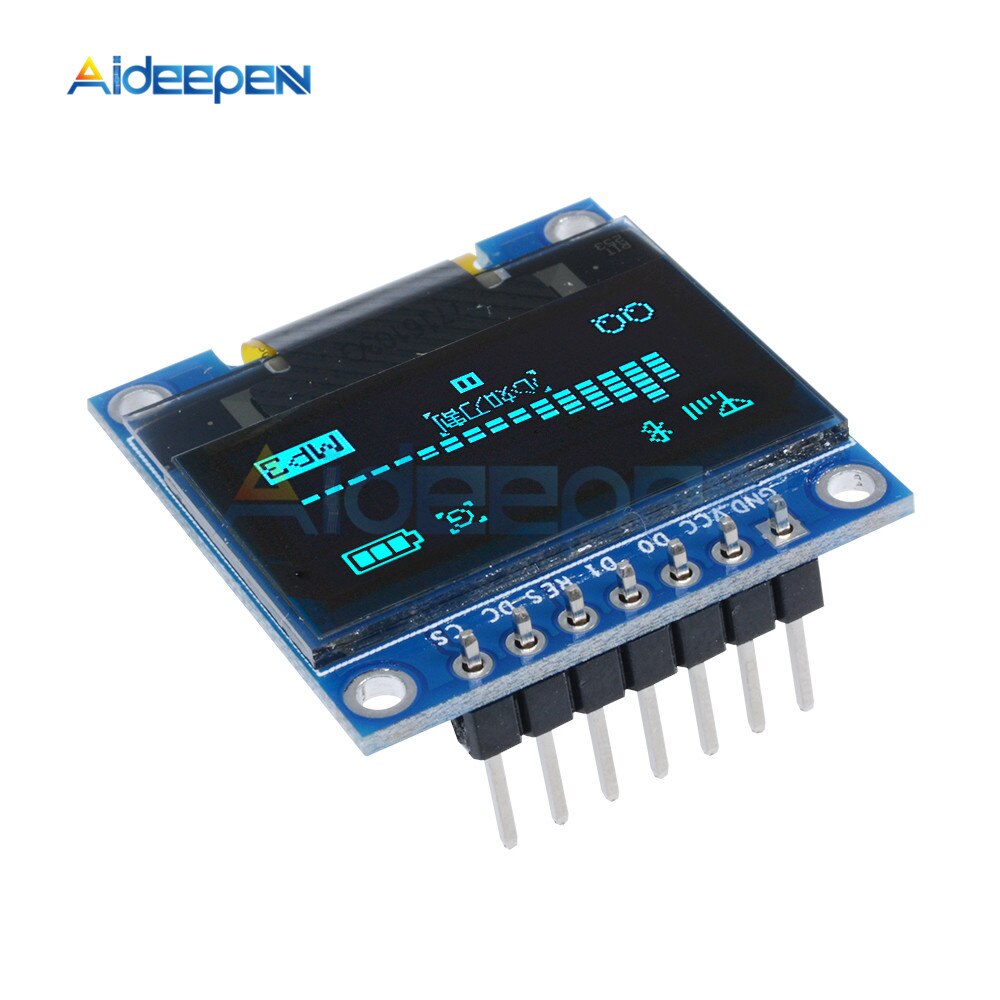 0.96 Inch I2C IIC Serial 128x64 Blue OLED Display Module For Arduino (4-Pin)