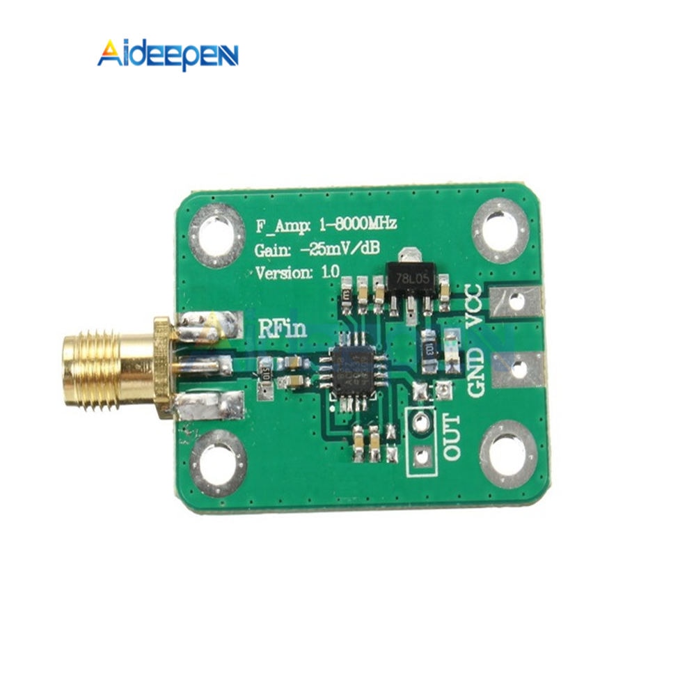 1 8000MHz AD8318 RF Logarithmic Detector 70dB RSSI Measuring Power Met