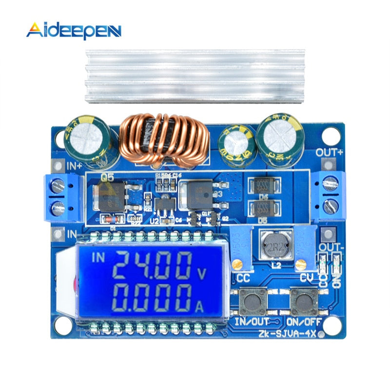 TECNOIOT 2pcs LED DC-DC 5V bis 1-24V Potentiometer USB Step Up Down TECNOIOT 2pcs LED DC-DC 5V bis 1-24V Potentiometer USB Step Up Down