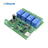 5V 12V 220V Wifi Relay Switch 4 Channel Wireless Wifi Relay Module Remote Control Switch App Control Switch 5 32V +433Mhz Remote