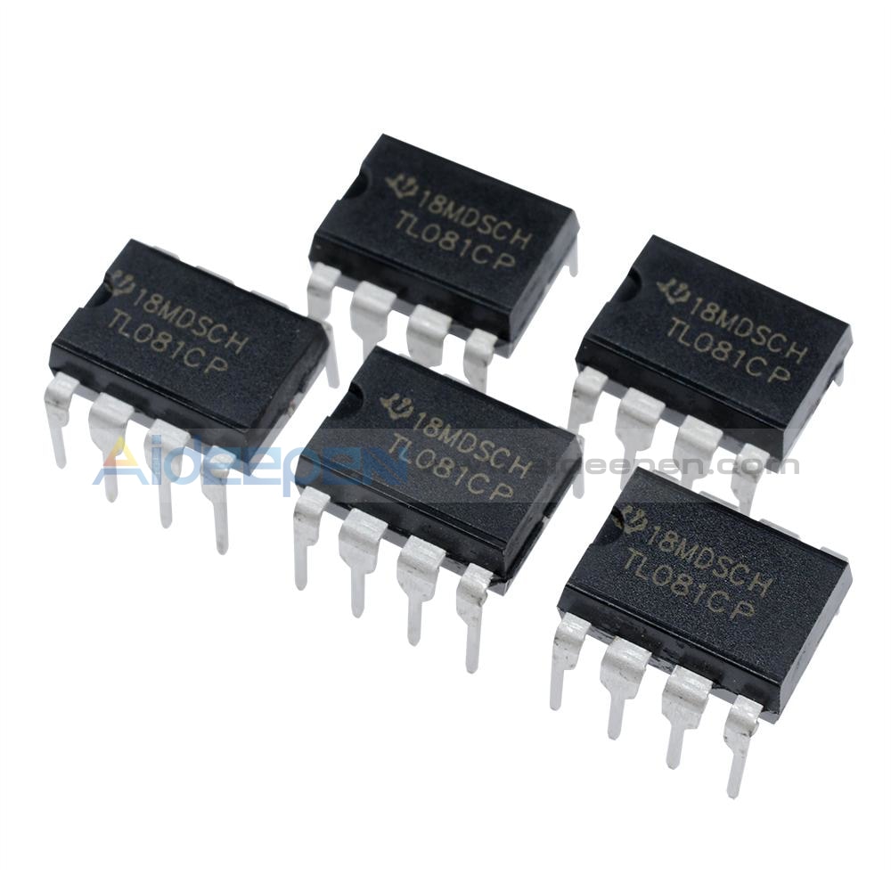 5PCS TL081 TL081CP TI IC JFET Input Operational Amplifiers DIP8 Aideepen