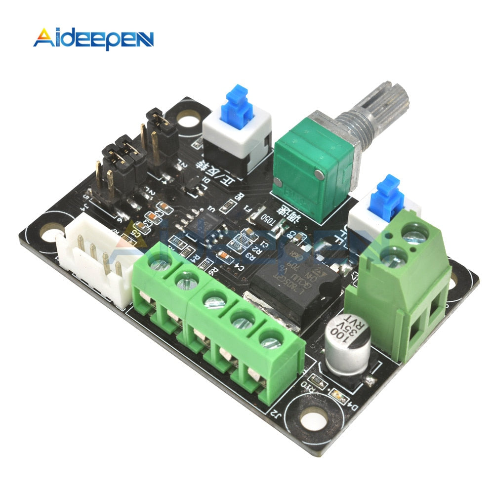 DC 12V 24V Stepper Motor Drive Driver Controller PWM Pulse Signal Gene –  Aideepen