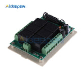 DC 12V 6CH 6 Channel RF Wireless Remote Control Transmitter & Receiver 315MHZ 3000M For Control Lamp Fan Motor 10A on AliExpress