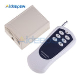 DC 12V 6CH 6 Channel RF Wireless Remote Control Transmitter & Receiver 315MHZ 3000M For Control Lamp Fan Motor 10A on AliExpress