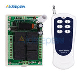 DC 12V 6CH 6 Channel RF Wireless Remote Control Transmitter & Receiver 315MHZ 3000M For Control Lamp Fan Motor 10A on AliExpress