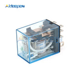 DC 12V LY2NJ HH62P HHC68A 2Z Electronic Micro Electromagnetic Relay LED Lamp 10A 8 Pins Coil DPDT
