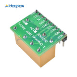 DC 5V/12V DPDT Double Pole Double Throw Relay Module Polarity Reversal Switch Board for Stereo Audio Motor Polarity reversal PLC