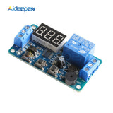 DDC 332 DC 12V Timer Delay Relay LED Digital Relays Trigger Cycle Timer Delay Switch Timing Control Module Board with Car Buzzer