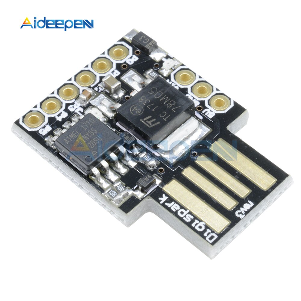 thumbnail image 2 of Digispark Kickstarter ATtiny85 Micro USB Development Board – For Arduino Projects, ATTINY85 GY Board, 1 Piece 2 of 5