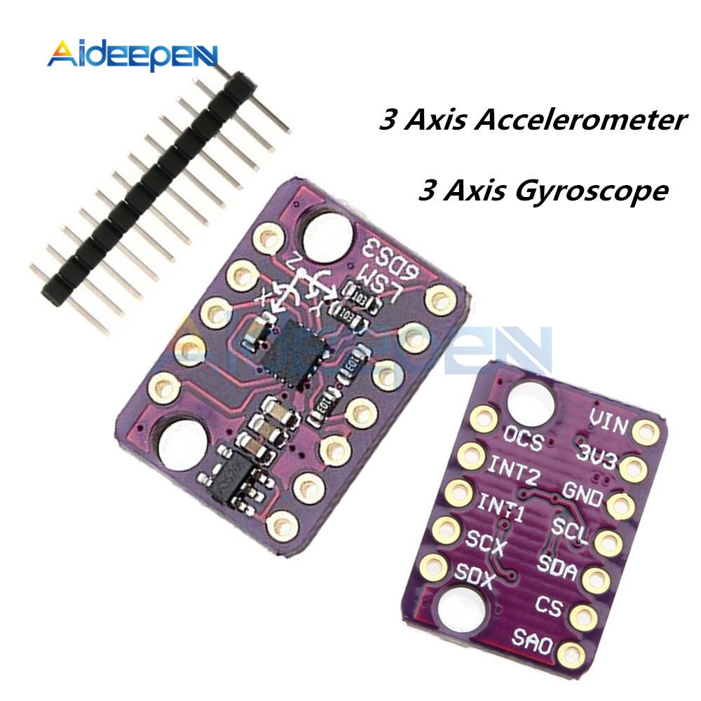 5x GY-LSM6DS3 6-Achsen Sensor Modul – Beschleunig Produktbild-Vorschau 4