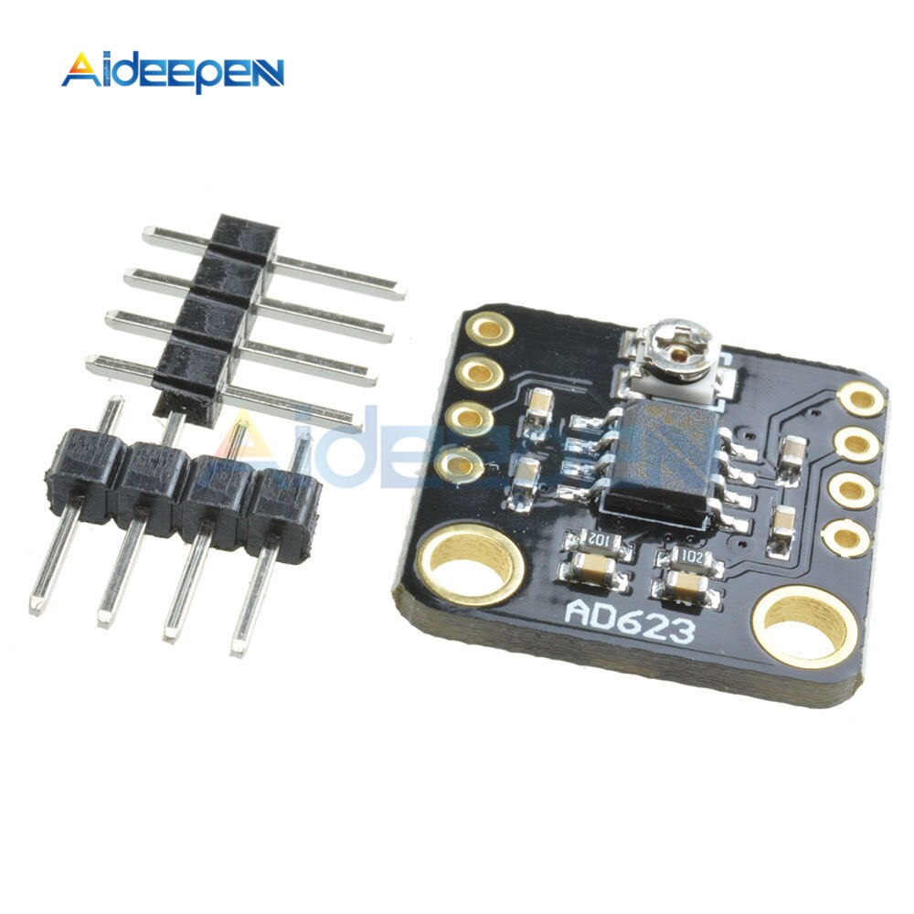 High Accuracy AD623 Programmable Gain Instrumentation Amplifier Board