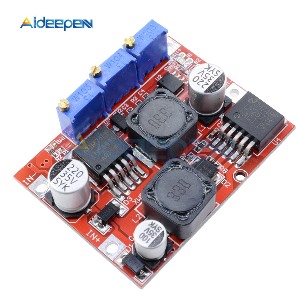 LM2577S LM2596S DC DC Step Up Down Boost Buck Voltage Power Converter –  Aideepen