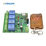 Smart home Automation Modules DIY Wireless Switch Remote Contro 4CH DC5V 7 32V AC 90 250V and 433mhz Wifi Switch with Timer