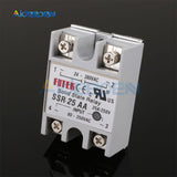Soild State Relay SSR 25AA 25A AC to AC 80 250V 24 380V 6.3*4.5*2.3 cm