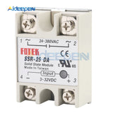 Solid State Relay SSR 10DA SSR 25DA SSR 40DA SSR 50DA Relay Solid State Actually 3 32V DC TO 24 380V AC SSR 10DA 25DA 40DA 50DA