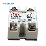 Solid State Relay SSR 40AA 40A Actually 80 280V AC TO 90 480V AC SSR 40AA Relay Solid State