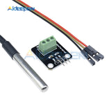 Temperature Sensor Module Kit DS18B20 Temperature Sensor Waterproof Cable/NTC Thermistor Temperature Probe for Adruino