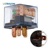 Waterproof Automotive Relay DC 12V 80A 5Pin SPDT Car Control Device Car Relays High Capacity Switching