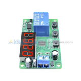 Dc 24V 4-Digit Red Led Display Delay Switch Control Relay Cycle Timer Module Function
