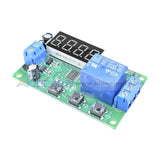 Dc 24V 4-Digit Red Led Display Delay Switch Control Relay Cycle Timer Module Function