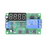 Dc 24V 4-Digit Red Led Display Delay Switch Control Relay Cycle Timer Module Function