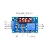 Digital 12V Led Display Timer Automation Delay Relay Programmable Module Switch Function