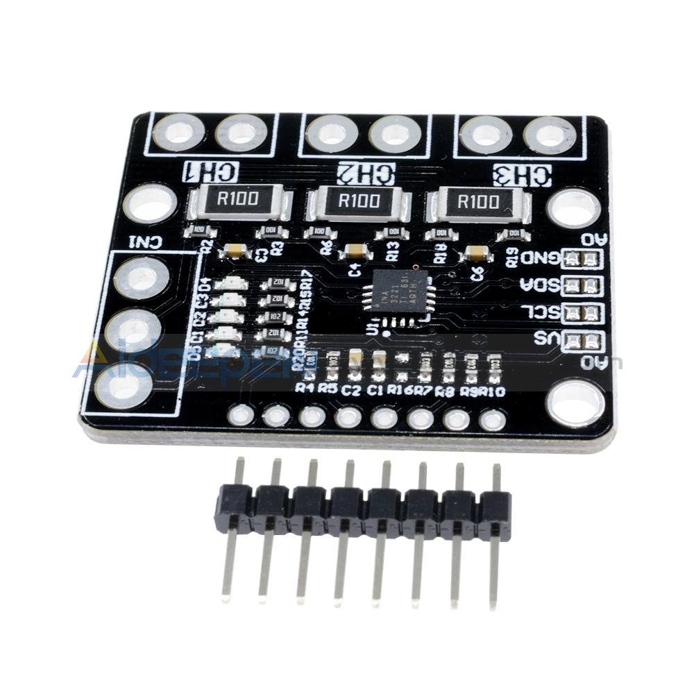Sensore INA3221 Modulo I2C - Misuratore Di Tensione E Corrente A Triplo Canale Con Shunt Indiana Jones Ps2 - Foto 5