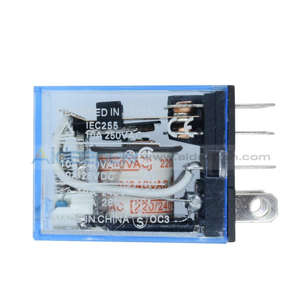 10A general purpose relay LY2NJ with LED lamp 8 pins dpdt relais