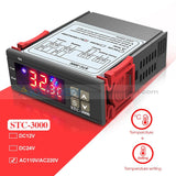 Stc-3000 Digital Temperature Controller Thermostat With Sensor Ac 110V-220V/dc 24V/dc 12V