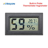 Mini Digital LCD Thermometer Hygrometer Indoor Convenient Temperature Sensor Humidity Meter Detector Fridge Freezer Tester Gauge