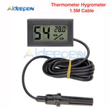 Mini Digital LCD Thermometer Hygrometer Indoor Convenient Temperature Sensor Humidity Meter Detector Fridge Freezer Tester Gauge