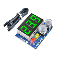 DC 0 99.9V Green LED Panel Digital Voltmeter Applied w/ Alarm Indicator DIY power supply voltage display Voltage monitoring