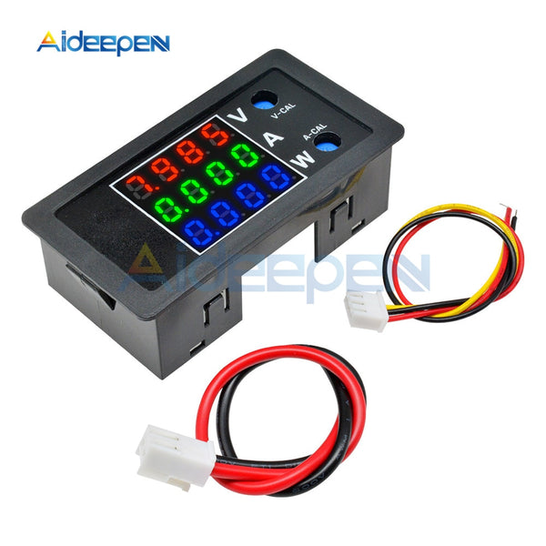 0.28" LED Digital Voltmeter Ammeter Car Motocycle Voltage Current Meter Volt Detector Tester Monitor Panel Red Green Blue 10A