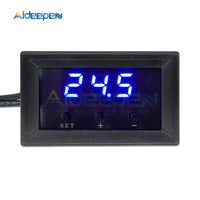0.28'' W1209 Temperature Controller Digital LED DC 12V Thermometer Thermo Controller Switch Probe Max 20A NTC10K Sensor 3M