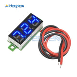 0.28 inch DC 2.5 30V Mini Digital Voltmeter Voltage Tester Meter LED Screen Electronic Parts Accessories Red Yellow Blue Green