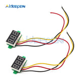 0.28 inch DC LED Digital Voltmeter 0 100V Voltage Meter Auto Car Mobile Power Voltage Tester Detector 12V Red Green Blue Yellow