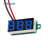 0.36 Inch 0.36'' DC 4.7 32V 3 Digit Display Voltmeter Mini LED Digital Panel Volt Voltage Meter Instrument Red/Blue/Gree/White
