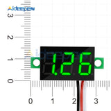 0.36 Inch DC 0 30V Mini Digital Voltmeter Voltage Tester Meter LED Screen Electronic Parts Accessories Red/Green/Blue Display