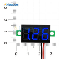 0.36 Inch Mini Digital Voltmeter Voltage Tester Meter DC 0 30V Blue LED Screen Electronic Parts Accessories Digital Voltmeter