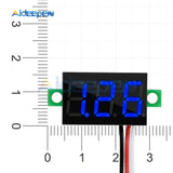 0.36 Inch Mini Digital Voltmeter Voltage Tester Meter DC 0 30V Blue LED Screen Electronic Parts Accessories Digital Voltmeter