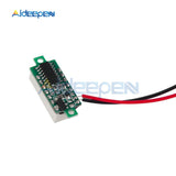 0.36 Inch Mini LED Digital Voltmeter Green Panel Voltage Meter DC 4.7~32V 3 Digit Display Adjustment Voltmeter