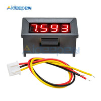 0.36 inch DC 0 100V LED Digital Voltmeter Car Motocycle Voltage Meter Volt Detector Tester Monitor Panel Red