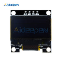 0.96" 0.96 Inch I2C IIC Serial 128X64 128*64 Blue OLED LCD LED Display Module SSD1306 12864 SPI Serial Module 4Pin for Arduino