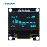 0.96" 0.96 Inch I2C IIC Serial 128X64 128*64 Blue OLED LCD LED Display Module SSD1306 12864 SPI Serial Module 4Pin for Arduino