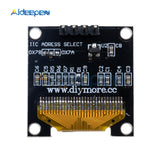 0.96" 0.96 Inch I2C IIC Serial 128X64 128*64 Blue OLED LCD LED Display Module SSD1306 12864 SPI Serial Module 4Pin for Arduino