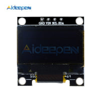 0.96" 0.96 Inch I2C IIC Serial 128X64 128*64 White OLED LCD LED Display Module SSD1306 12864 SPI Serial Module 4Pin for Arduino