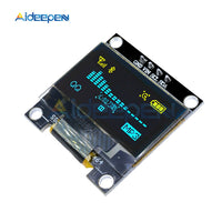 0.96" 0.96 Inch Yellow Blue OLED LCD LED Display Module I2C IIC Serial 128X64 128*64 SSD1306 12864 SPI Serial Module 4Pin