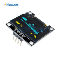 0.96" 0.96 Inch Yellow Blue OLED LCD LED Display Module I2C IIC Serial 128X64 128*64 SSD1306 12864 SPI Serial Module 4Pin
